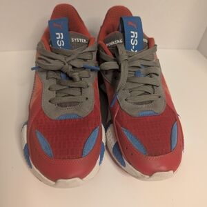 Puma Kids Red & Blue RS-X Running Shoes